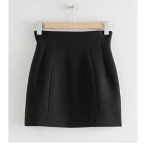 & other stories structured mini skirt